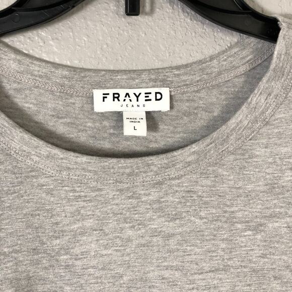 Frayed Jeans Women's Large Romi Twist Front Top - Picture 2 of 8